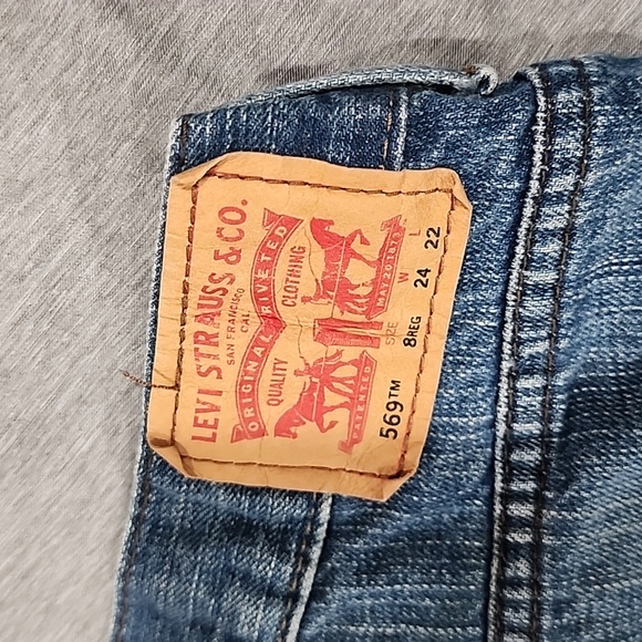 🌟HOST PIC🌟  Boys Levi's 569 loose straight pants size 8 regular - Picture 9 of 12